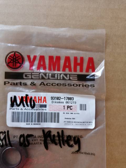 Sil Seal As Puli Pully Pulley gardan Mio Mio J Soul Sporty Original YGP 9310217803