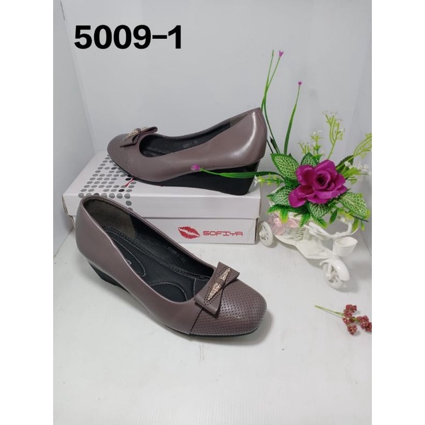 sepatu wedges sofiya / sepatu wedges kantor / sepatu wedges
