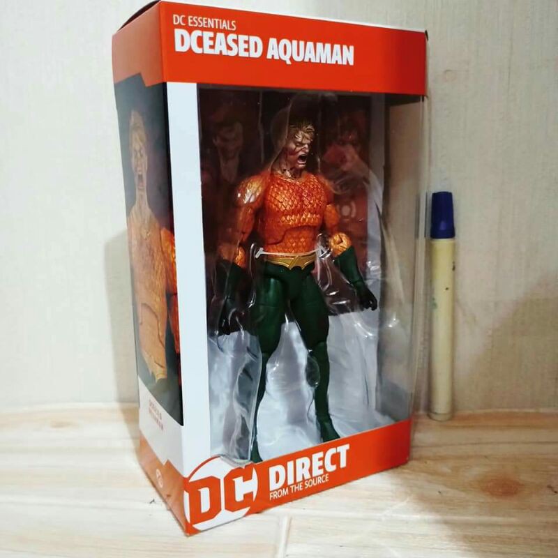 mainan action figureAquaman zombie dceased aquaman
