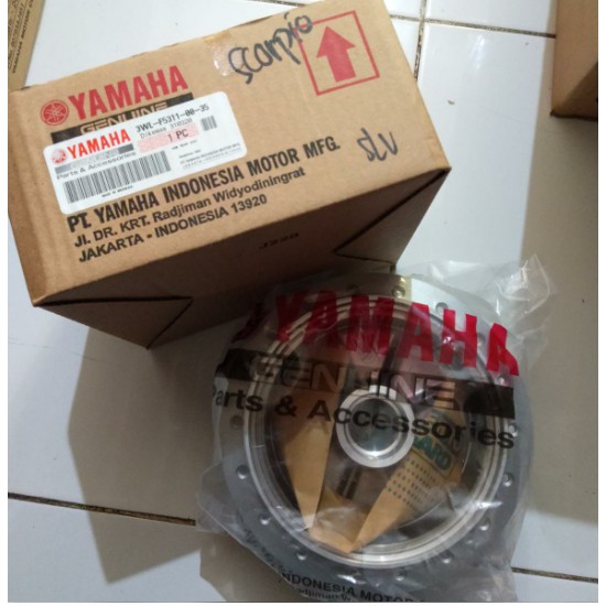 Tromol Belakang Silver Yamaha Scorpio RX King Byson Vixion 3WL F5311 00 35