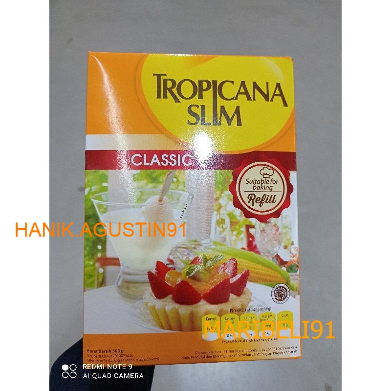 

Tropicana Slim Sweetener Classic Refiil 500 gr maribeli91