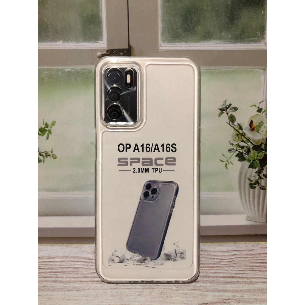 CASE OPPO A16/A16s  CLEAR A16/A16s CASE TPU SOFT CASE BENING SPACE