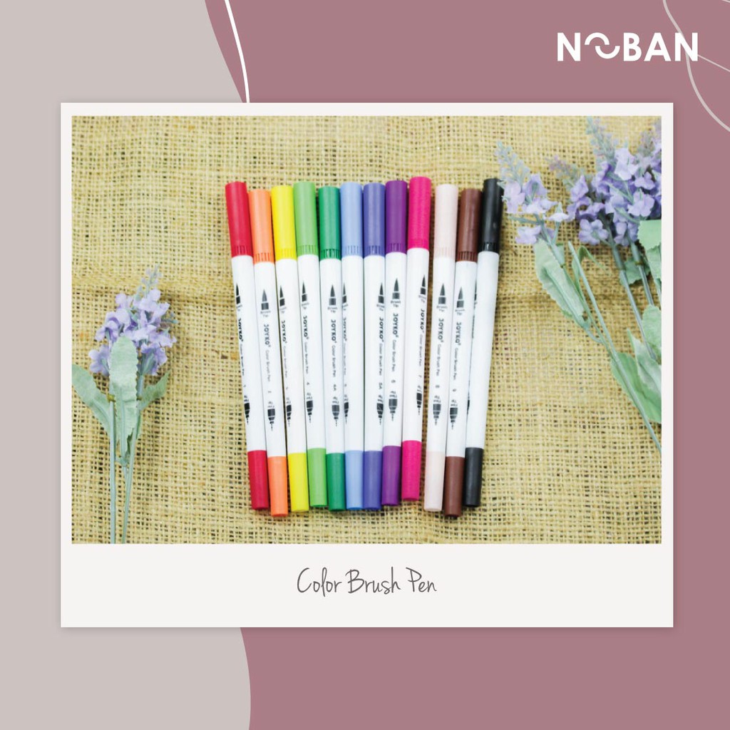 

Joyko Color Brush Pen Double Side / Dua Sisi