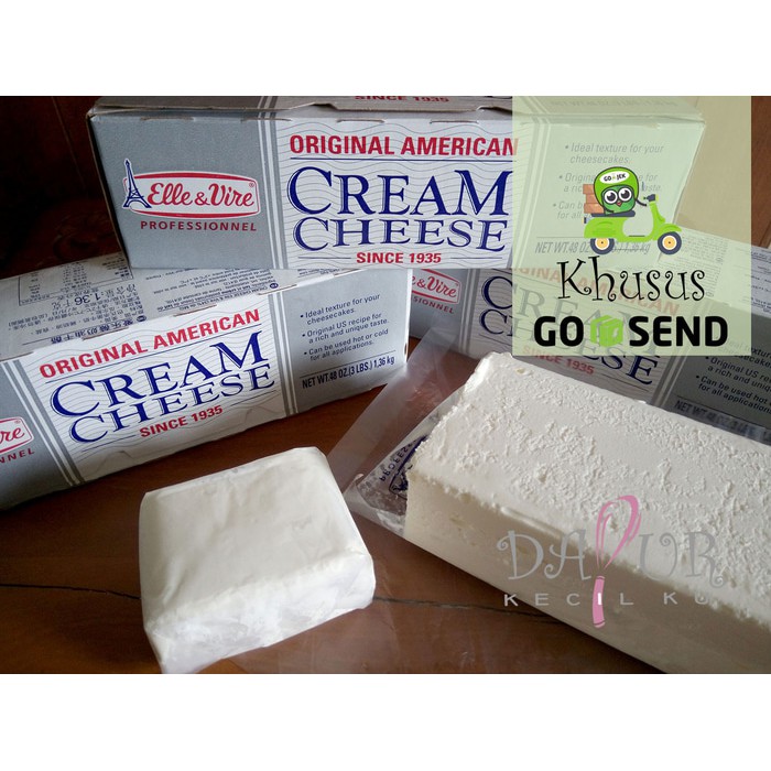 

TERBARU CREAM CHEESE ELLE & VIRE / ELLE VIRE 250 GR REPACK !!!!