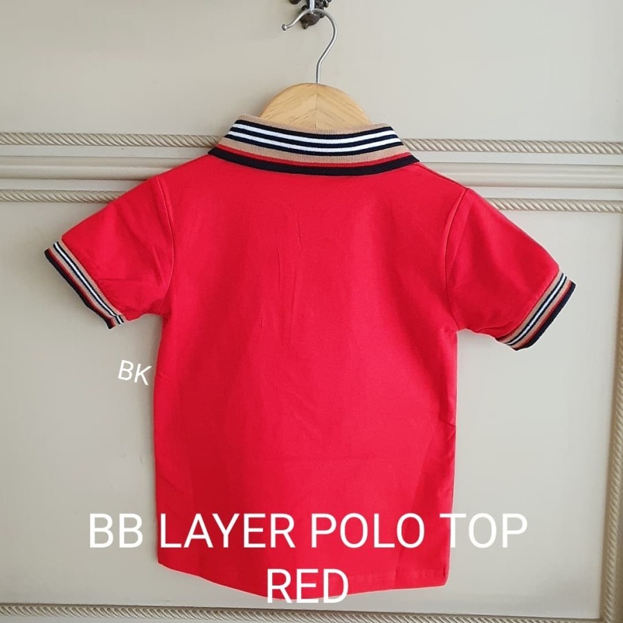 BB LAYER KAOS POLO ANAK COWOK KOREA IMPORT BAHAN TEBAL PREMIUM