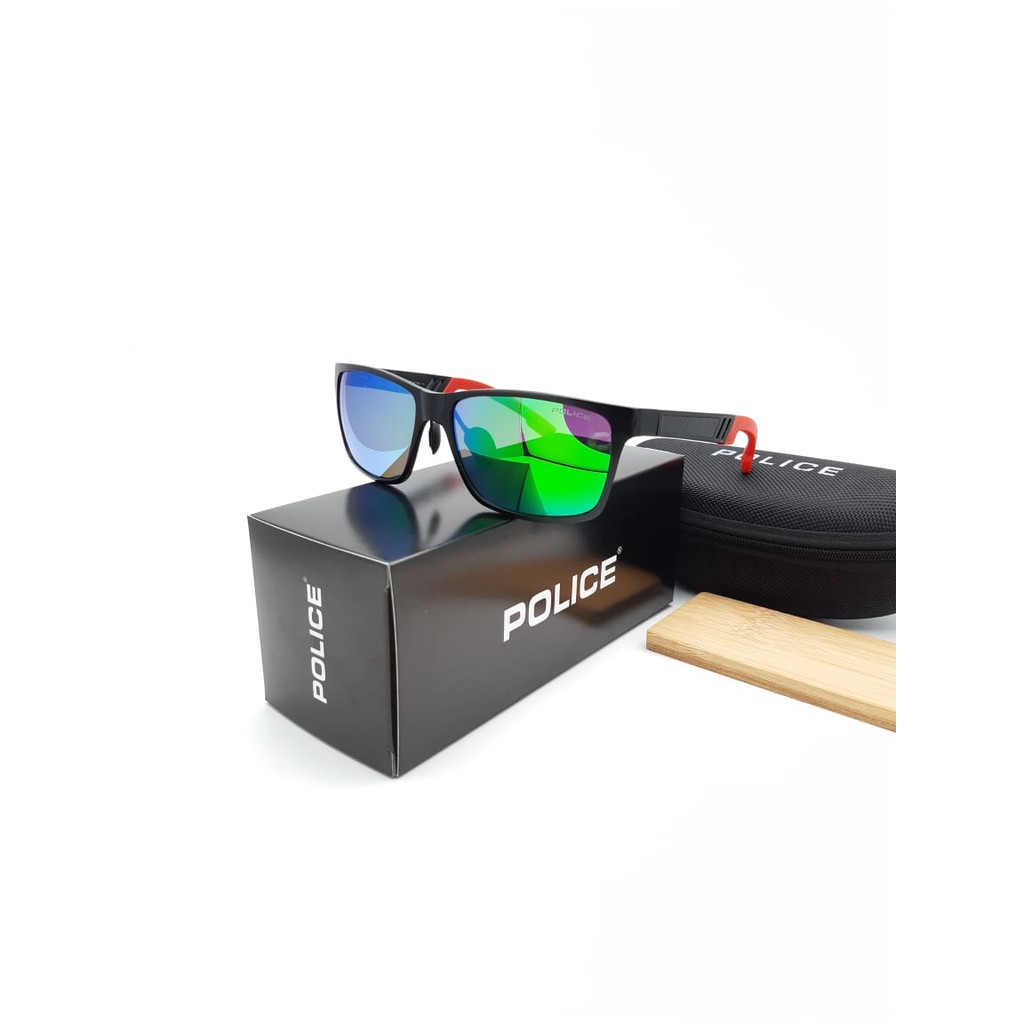 Sunglass - TERLARIS !!! Kacamata Hitam Pria Police A1813 Lensa Anti UV