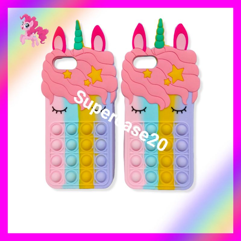 Oppo A1K Kesing Pop It Kartun Rainbow Softcase Oppo A1K Warna Warni Oppo A1K Softcase Oppo A1K Terba
