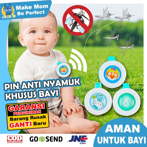 Pin Anti Nyamuk Bikit Guard  | Obat Nyamuk Bayi | Tempelan Penangkal Serangga Nyamuk | Ruzain Mall