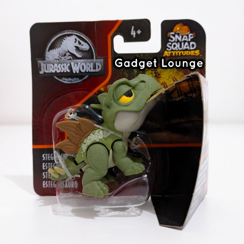 Mattel Jurassic World Dino Snap Squad Attitudes Wave 10 Dinosaurus Figure : Stegosaurus