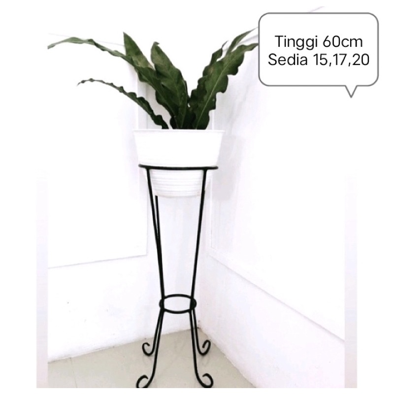 RAK BUNGA BESI / STANDING POT BUNGA TANAMAN HIAS (BAYAR DITEMPAT/COD)