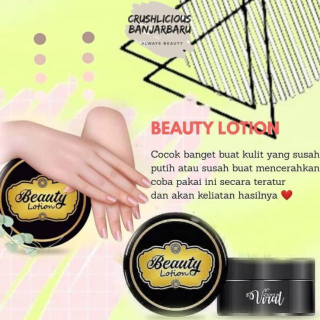 Beauty lotion viral pemutih bpom