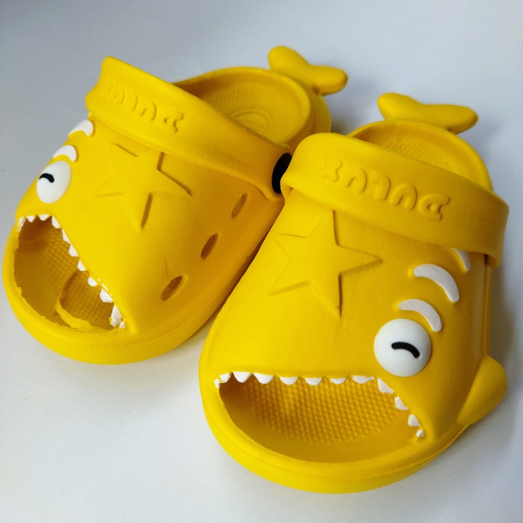 Sandal Anak Motif Baby Shark Lucu Usia 1 - 3 Tahun Size 20 - 25