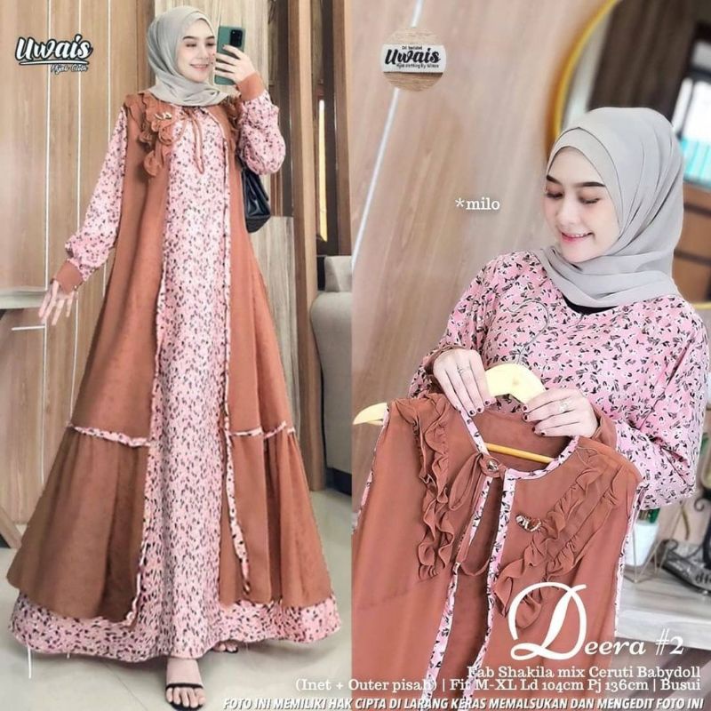 gamis set deera set 2 deera 2 set