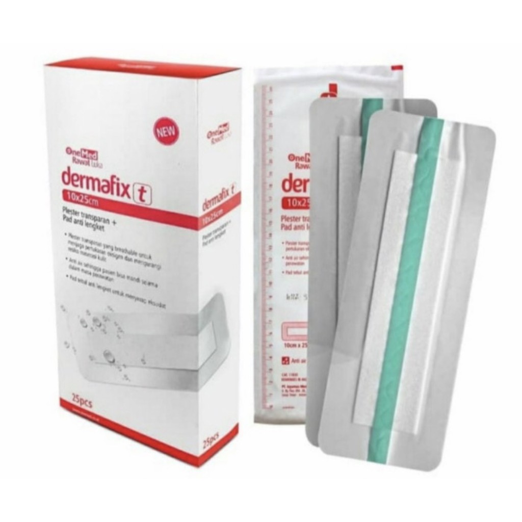 DERMAFIX T PLESTER - DERMAFIX 10 X 25 CM ONEMED