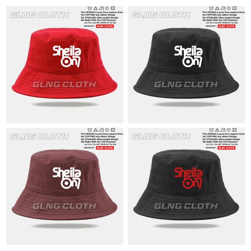 Bucket Hat Sheila On 7 - Topi Bucket Sheila On 7 Band Duta Pria Wanita