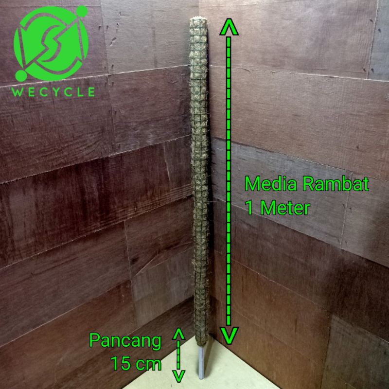 Turus 1 Meter / Tiang Tanaman Rambat / Turus Sabut