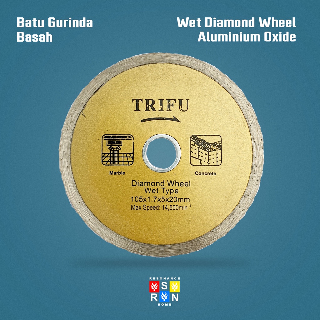 Diamond Wheel Wet 4&quot; / Batu Gurinda Resonance Home