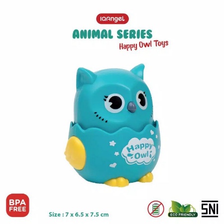 MAI600 IQANGEL MAINAN BISA JALAN HAPPY OWL TOYS IQA666