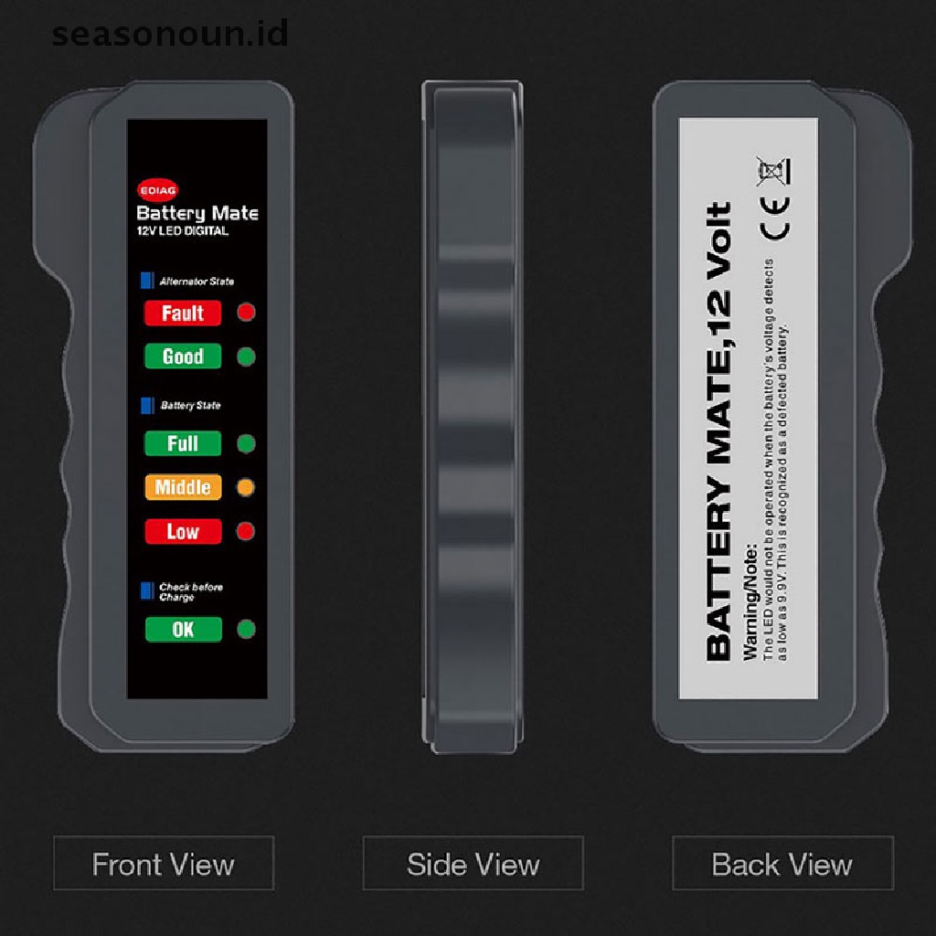 (seasonoun) Alat Tester / Analisa Kapasitas Baterai Mobil 12V