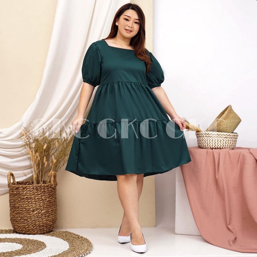 Keke Dres Jumbo Dress Jumbo Wanita | Dress Big Size| Dress Korea Korea Style | Plus Size Clothing