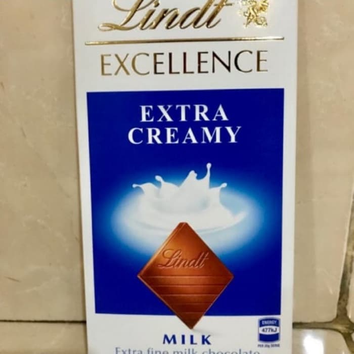 

Lindt Excellence Extra Creamy Cokkat Bar Import