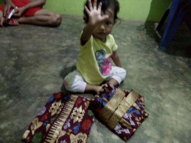 Qnunbatik Sarimbit/couple Batik Rok N Blus Santika Prodo Panjang