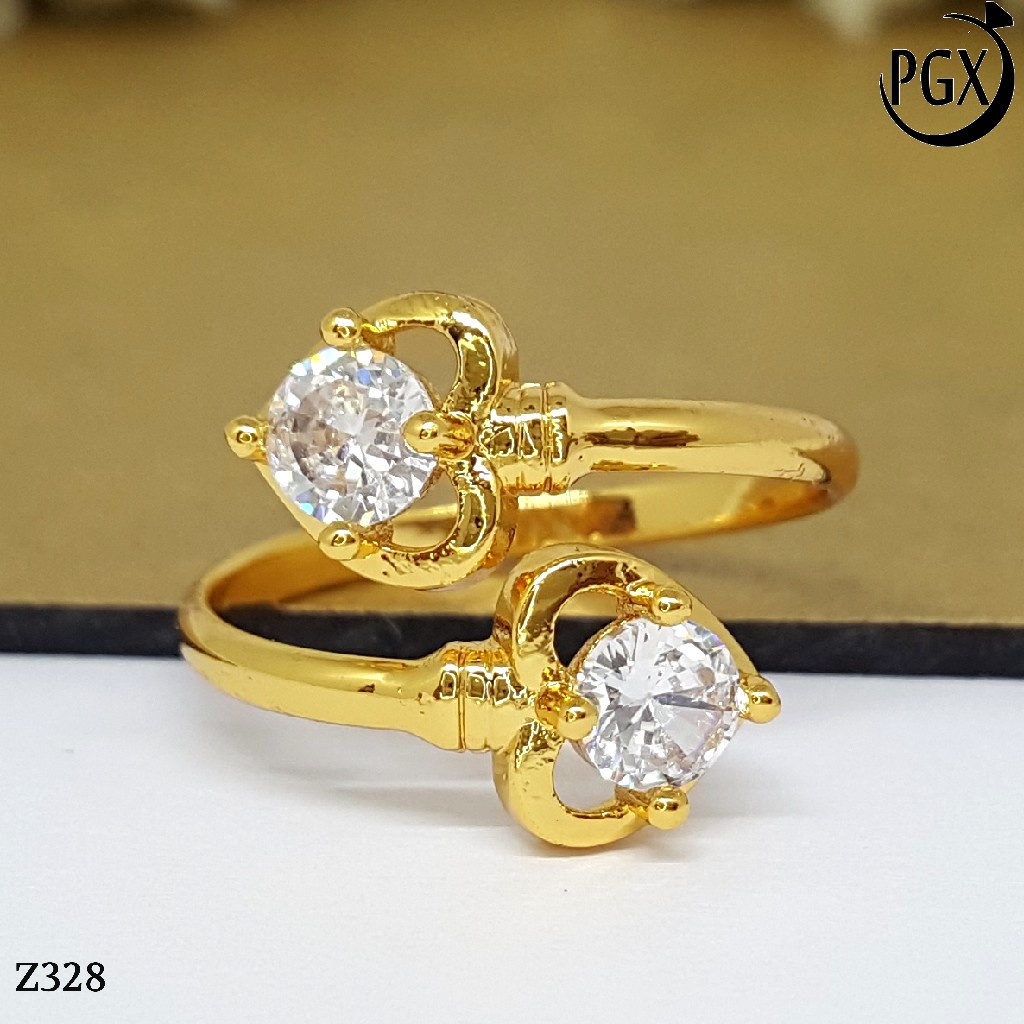 PGX Cincin Xuping Wanita Perhiasan Lapis Emas Aksesoris Fashion Premium - Z328