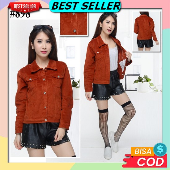 Jaket Jeans Wanita Crop Import Jins Wanita Jacket Jens Kekinian Cewek Terbaru Jket Jen Levis Termura
