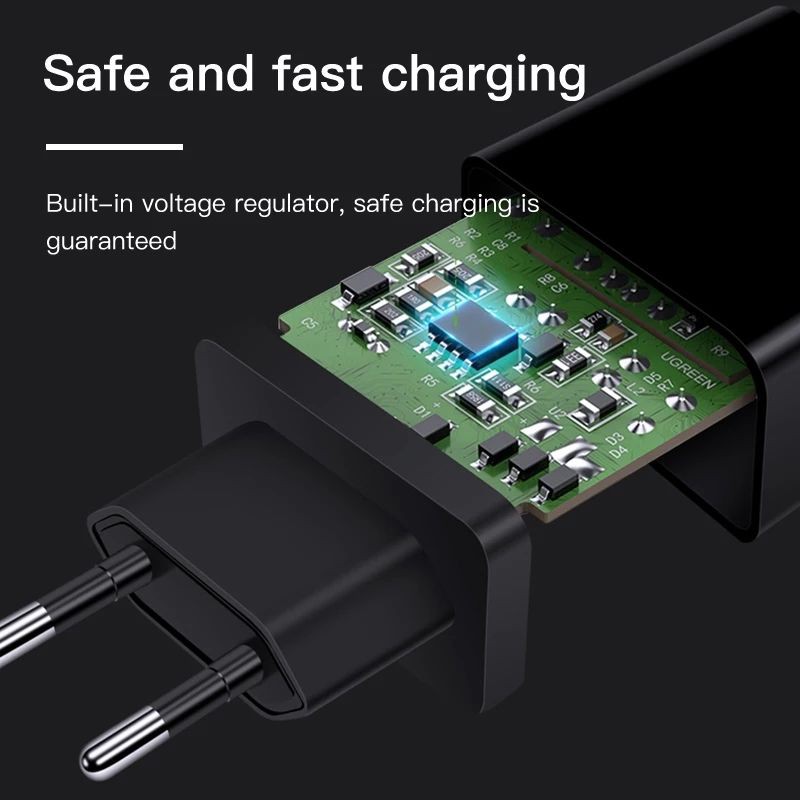 Adaptor charger Fast charging 3 Port qc 3.0 // Adapter charger fast charging 30W