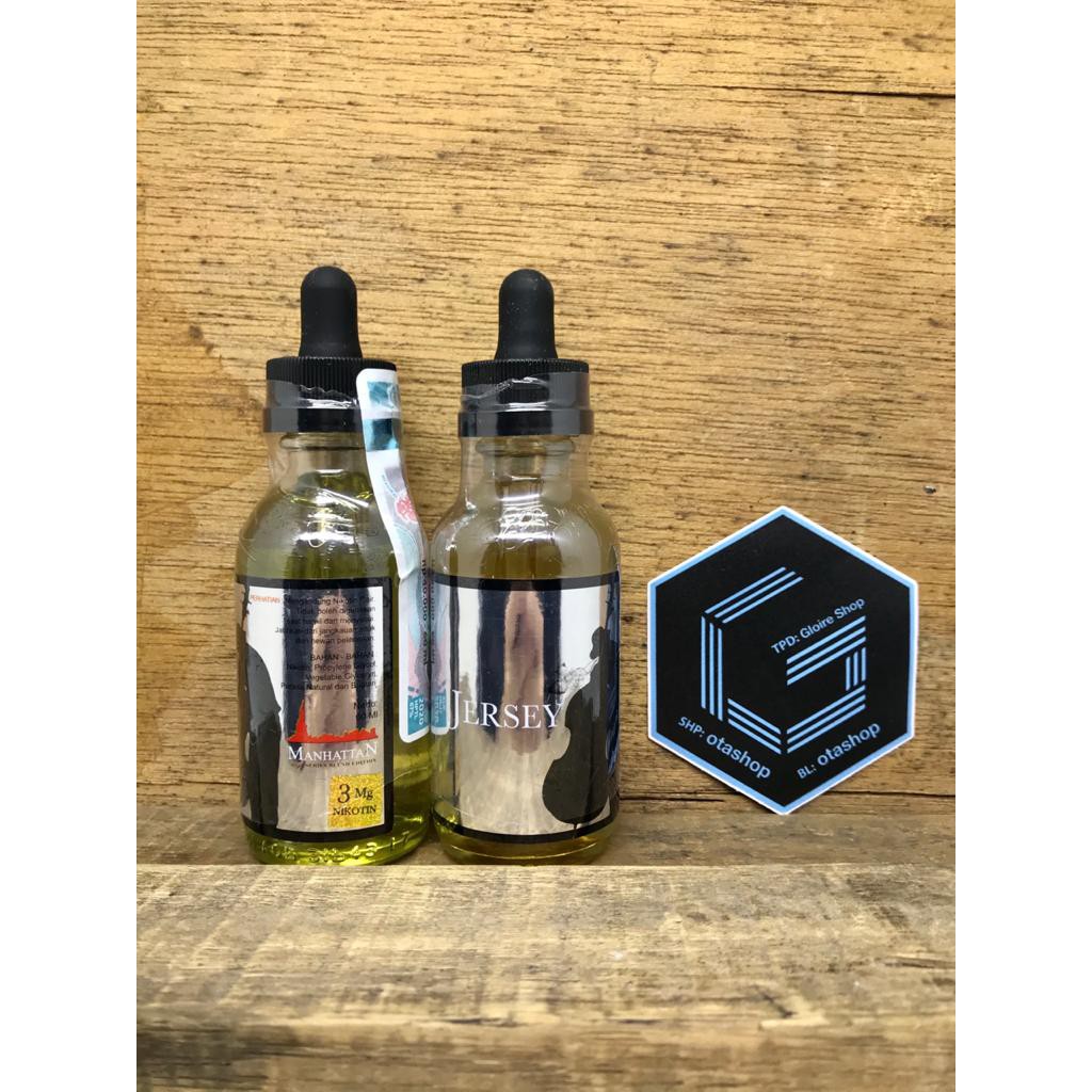 Manhattan Jersey 60ml 3mg 6mg 9mg 12mg 18mg 24mg liquid vape vapor pod pods DTL - MTL pita cukai