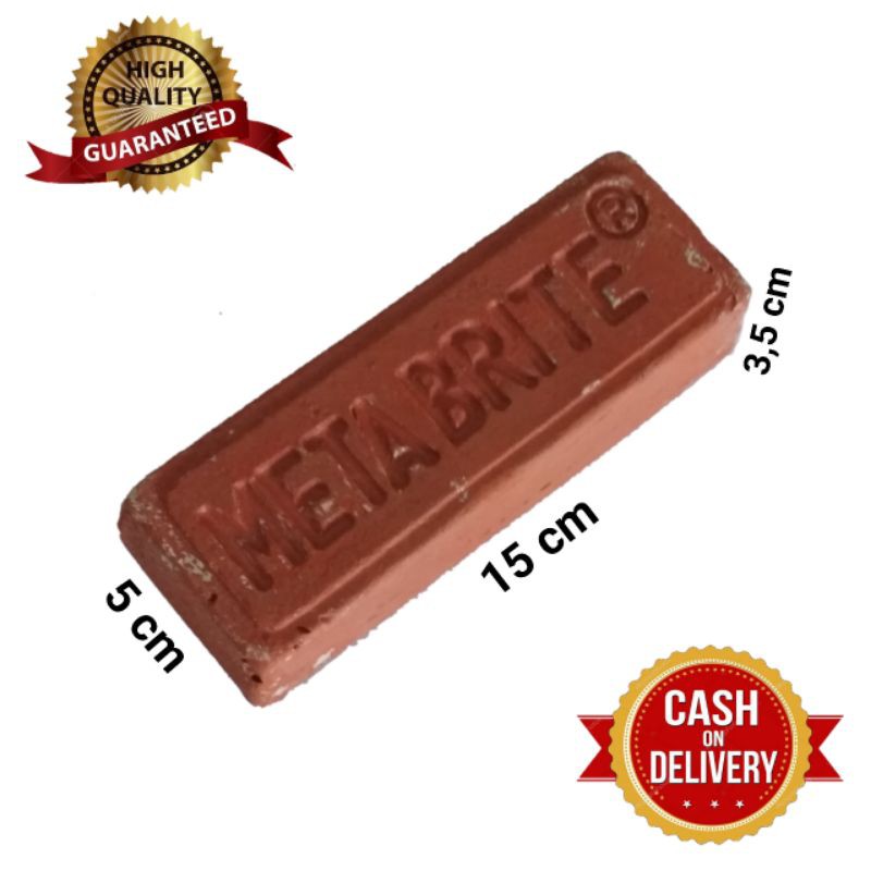 Metabrite metal polish compound batu merah langsol