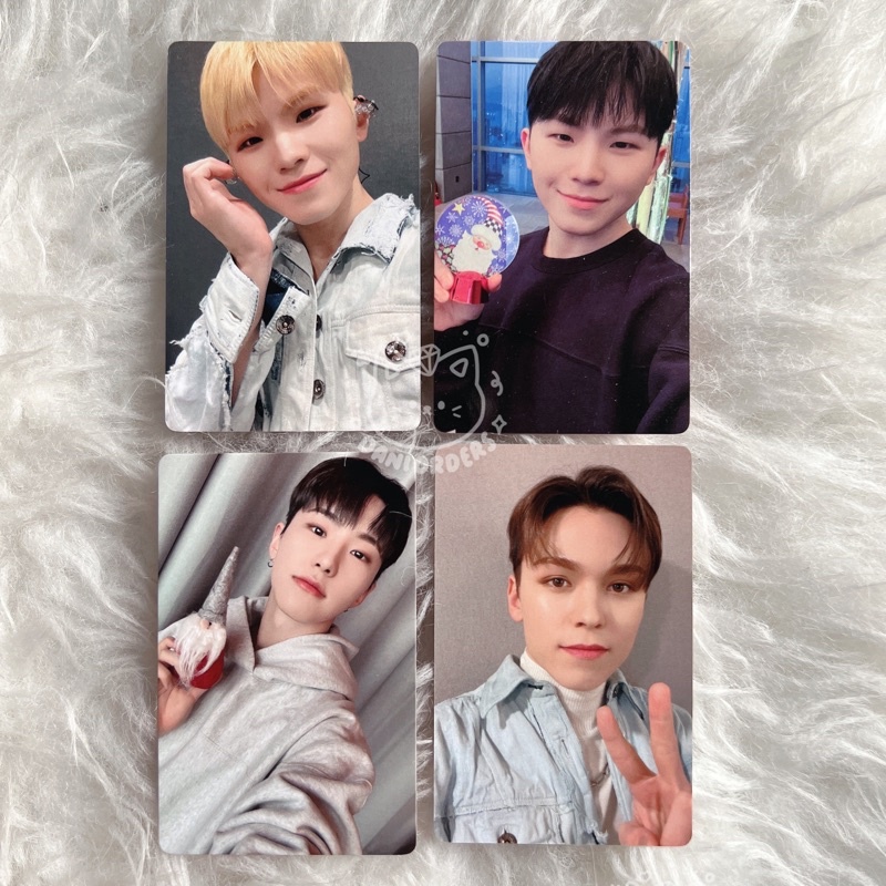 [READY] Seventeen ‘ATTACCA' Yizhiyu E & Yizhiyu F (Christmas) ver. Fansign Benefit Photocard / YZY F