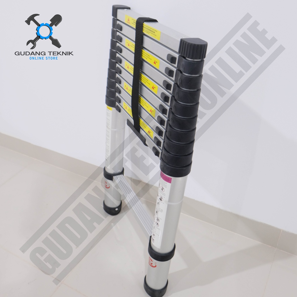 Tangga Teleskopik Type I 4.8 meter Mollar - Telescopic Ladder Tipe i Single 4.8M