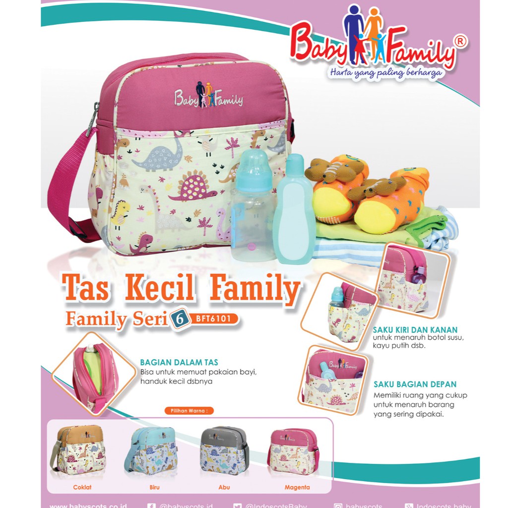 Baby Family BFT6101 Tas kecil seri family6 by baby scots