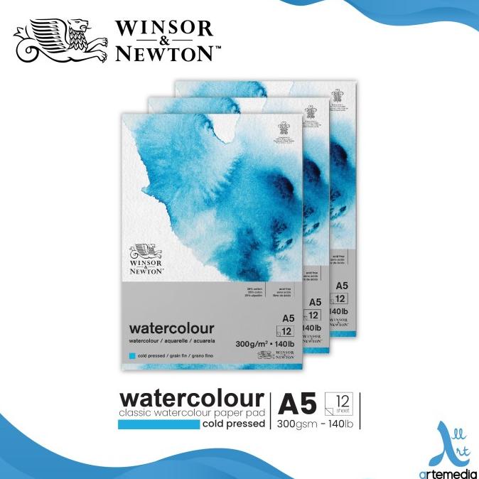 

Kertas Cat Air Winsor & Newton Classic A5 Watercolor Paper