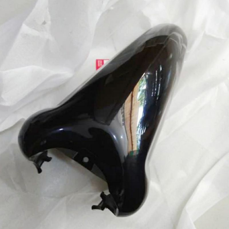 SPAKBOR DEPAN SUPRA X 125 INJEKSI WARNA HITAM METALIK