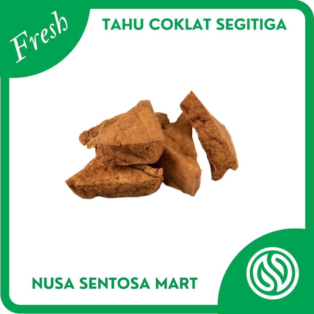 

Tahu Coklat Segitiga Segar- 500g