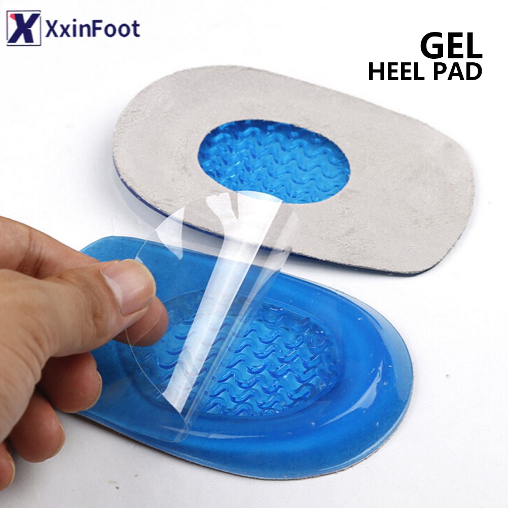 Silicone Gel setengah Alas Sepatu Perawatan Kaki Tumit Bantalan Sol Meringankan Sakit Kaki Pelindung