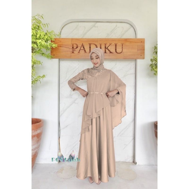 Rizkiya Maxy Tile Dress Brokat Kondangan Modern Warna Sage Green Gamis Bisa 10 Look Dress Wisuda Gaun Tunangan Gamis Remaja Muslimah Gamis Broklat Super Jumbo Xxxl LD 130CM Gamis Kondangan Cantik Dress Muslim Jumbo Gamis Lebaran Syar'i Outfit Bridesmaid