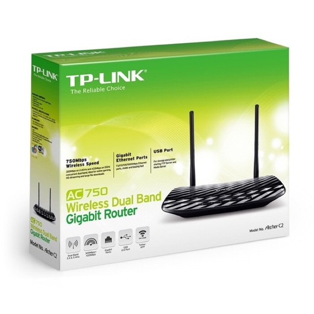 AC 750 Wireless dual band gigabit router TP-LINK