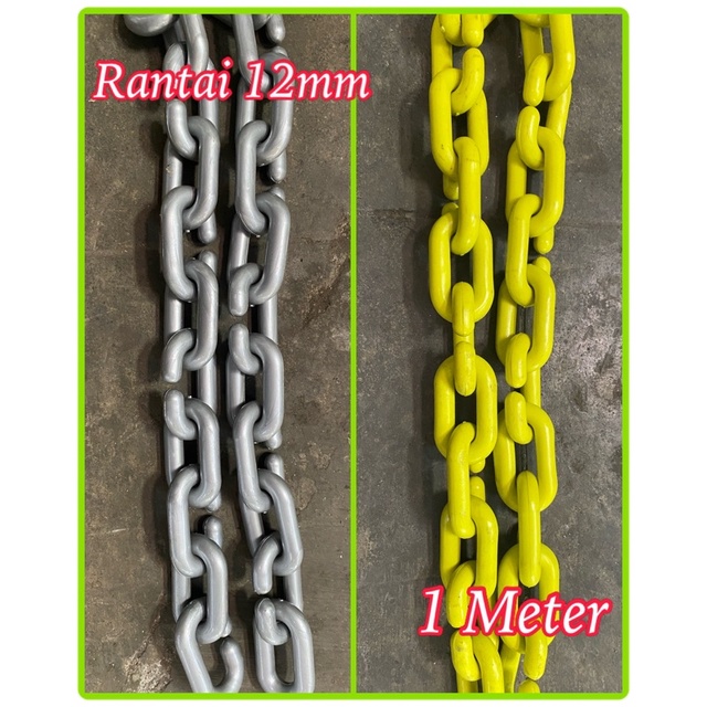 Rantai Plastik 12mm (1 Meter) / Rantai Plastik Distro / Gantungan