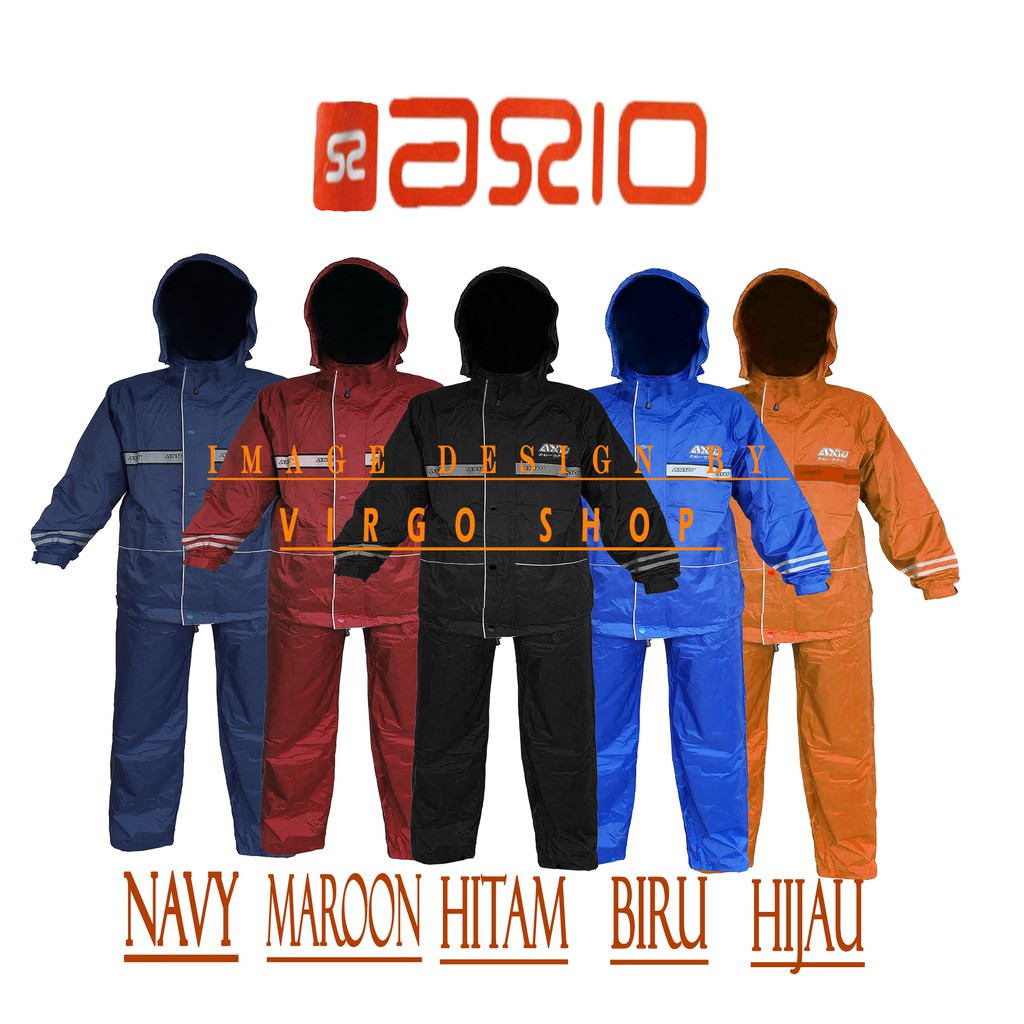 Axio Jas Hujan Axio Europe Original 882 - Merah Maroon