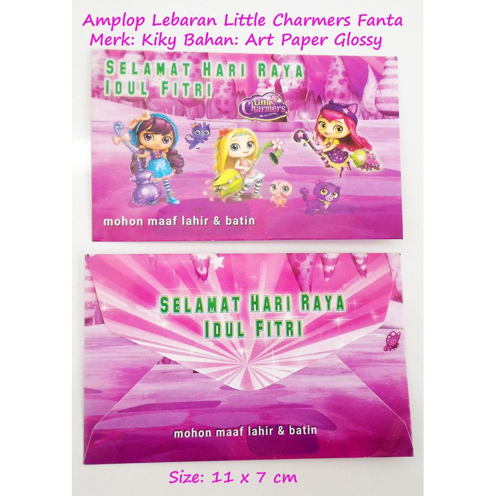 

Jual Amplop Lebaran Karakter Little Charmers Idul Fitri Art Paper Glossy B3 Kwalitas Terbaik