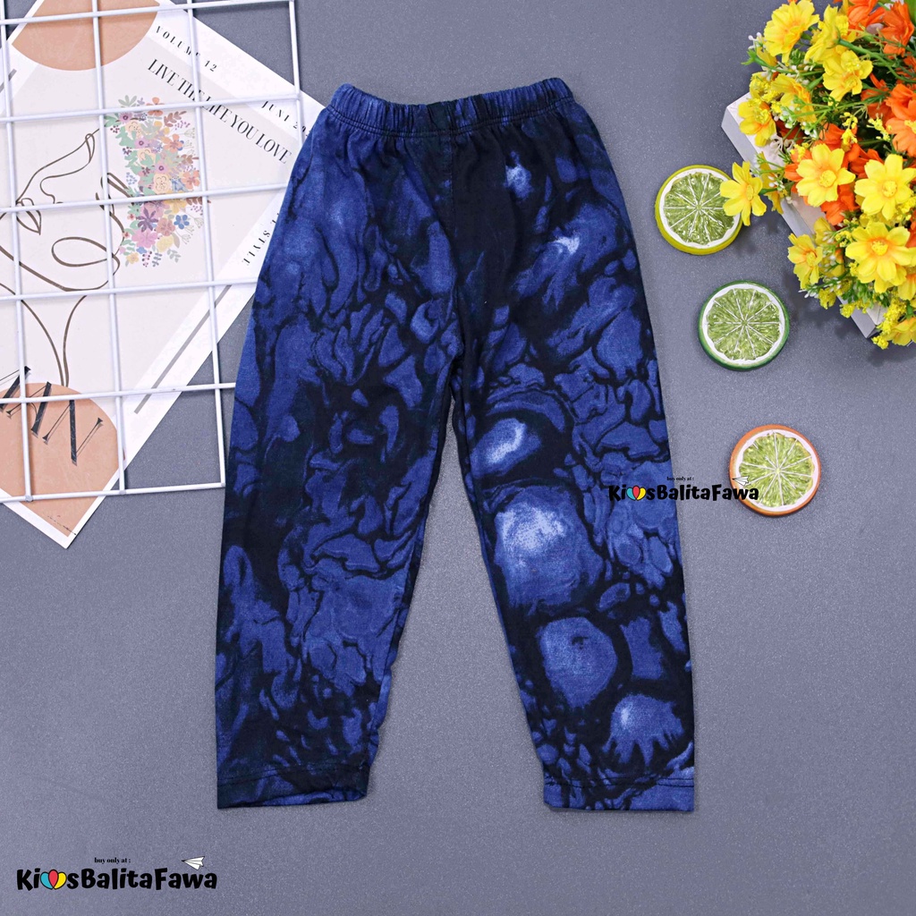 Legging Calvina uk 1-2 tahun / Bahan Kaos Spandek Nyaman Leging Motif Ketat Panjang Anak Perempuan