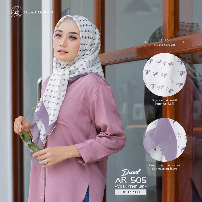 HIJAB SEGI EMPAT AR505 BY HIJAB ARRAFI