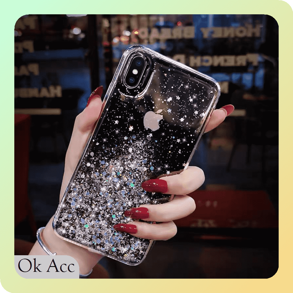 TERMURAH Glitter Case FH05 for Infinix Hot 9 10 10s 10t 11 12 NFC Play 12i 20 20i 20s 30 30i Note Play Smart 5 6 6+ Pro VIP