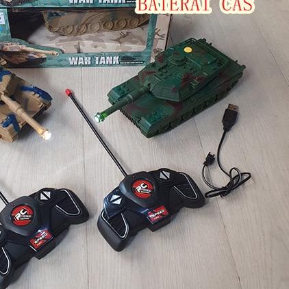 MAINAN RC MOBIL MILITARY WAR TANK BATTLE TANK REMOTE CONTROL