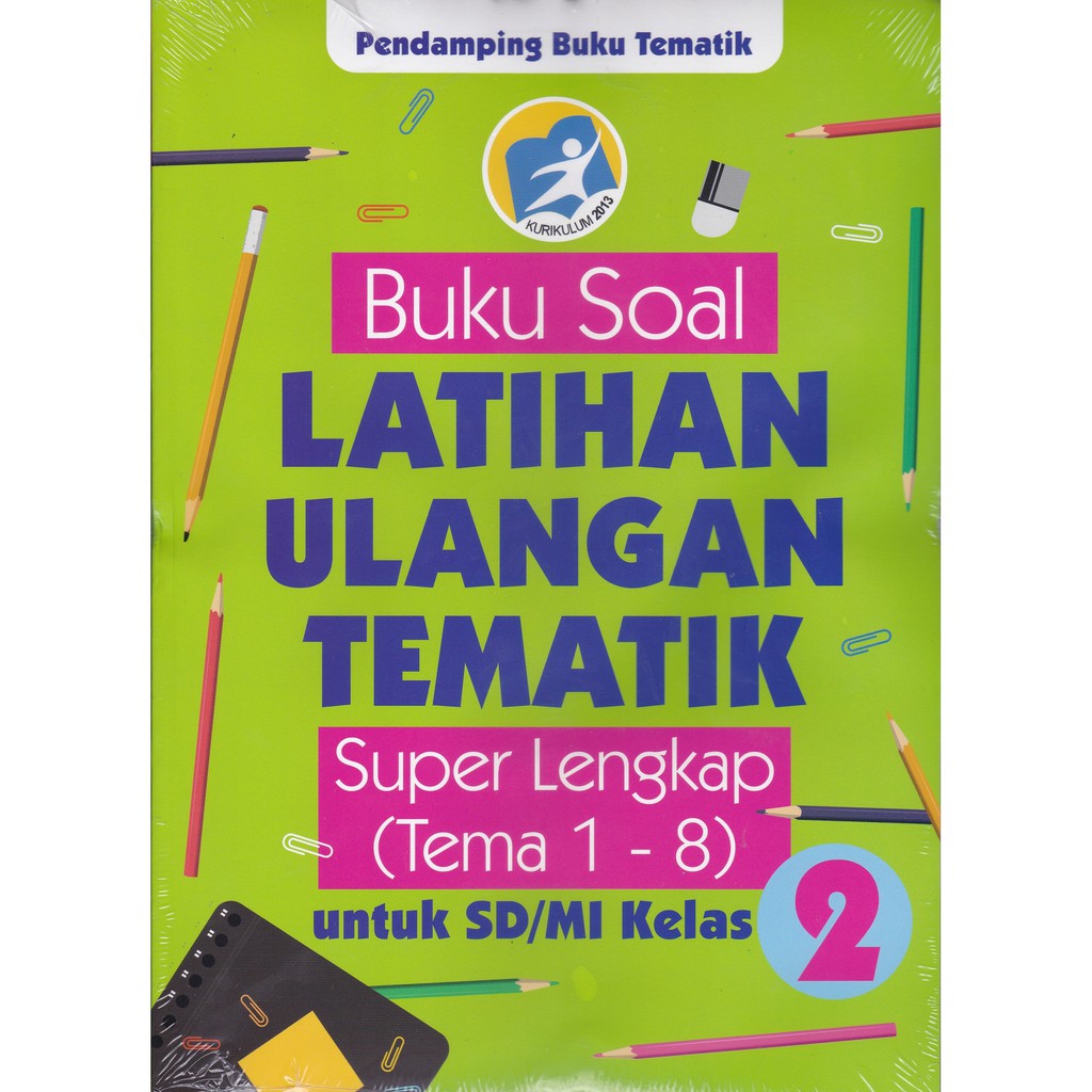 Kelas 2 Buku Soal Latihan Ulangan Tematik Super Lengkap Shopee