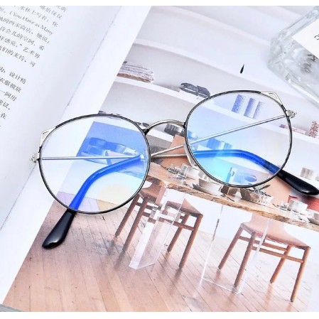 [EMARTSHOP] Kacamata Baca Frame KM28 Anti Radiasi Metal Gaya Retro Untuk Pria / Wanita-5