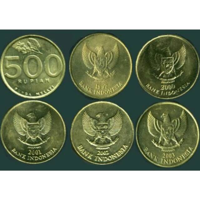 Uang 500 kuno tahun 2000,2001,2002